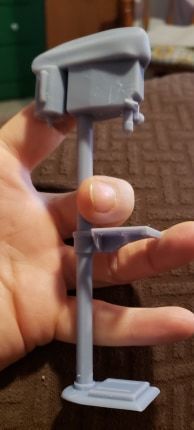 50s Era Drill Press Miniature 3D print model_1