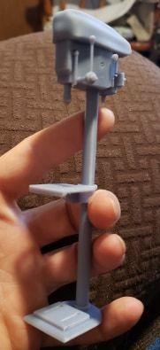 50s Era Drill Press Miniature 3D print model_2