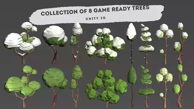 Low-Poly Trees Pack