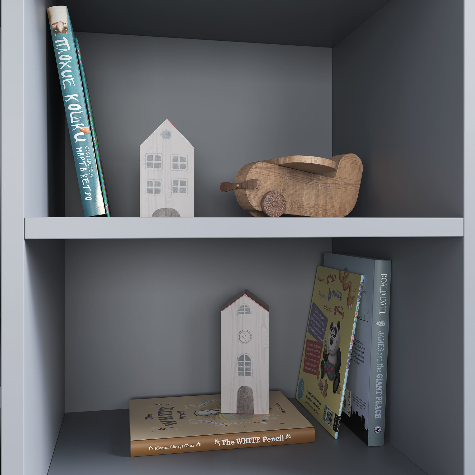 A large set of decor for a nursery in calm colors 3D model_6