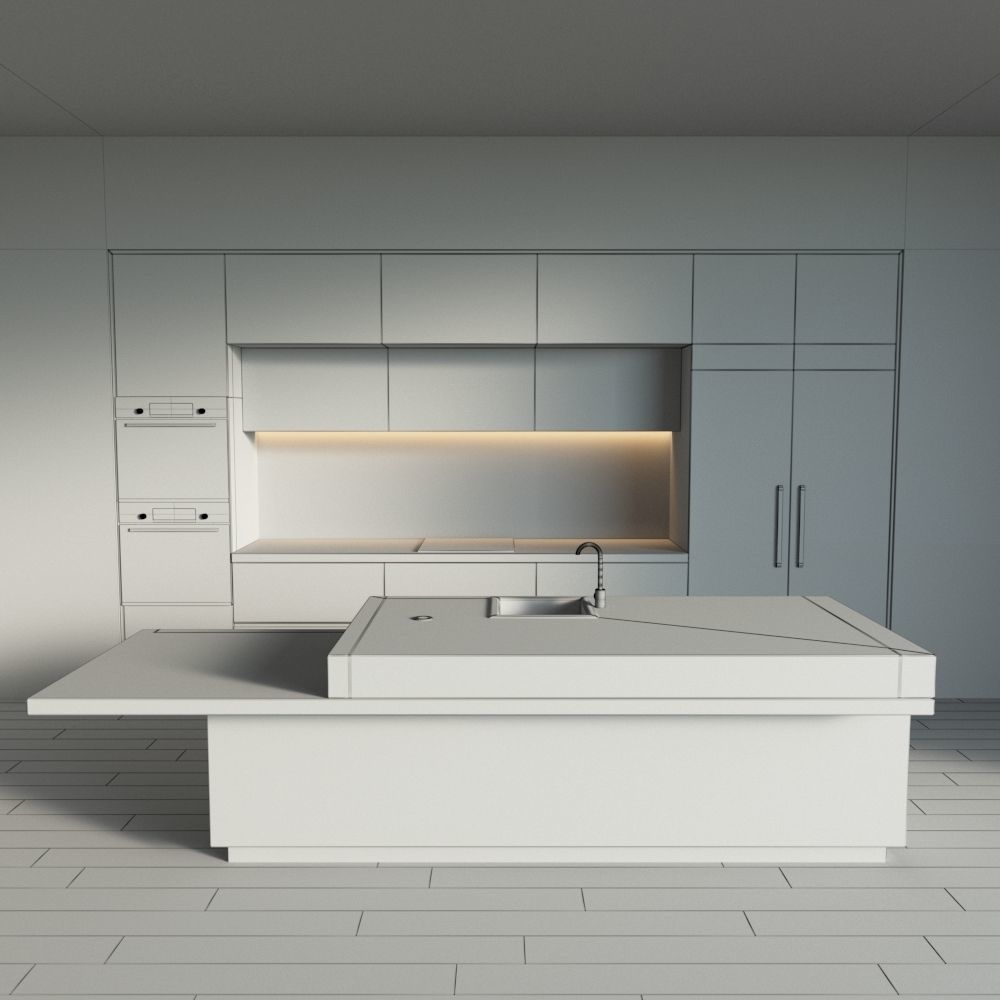 13-Kitchen1 matte 2 3D model_5
