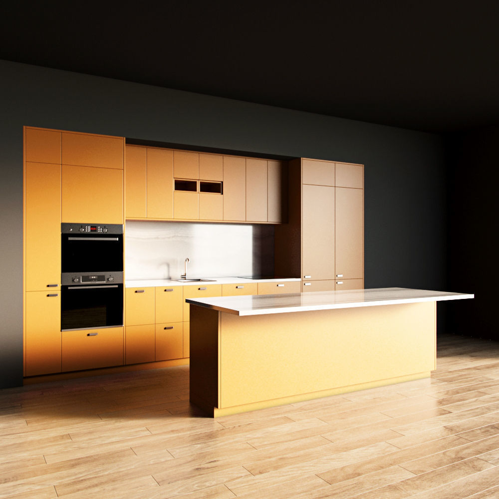 20-Kitchen8 matte 2 3D model_1