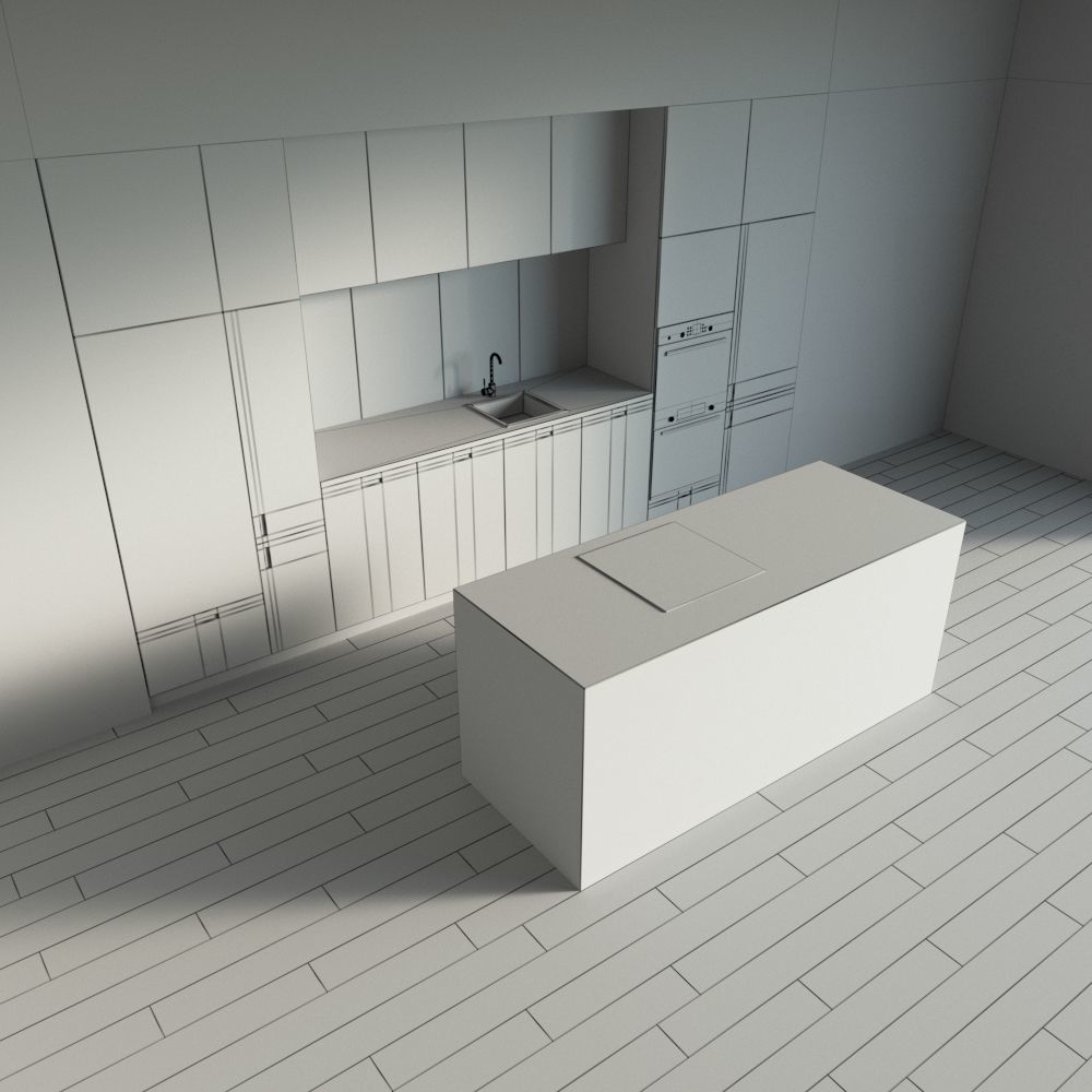 21-Kitchen9 matte 2 3D model_3