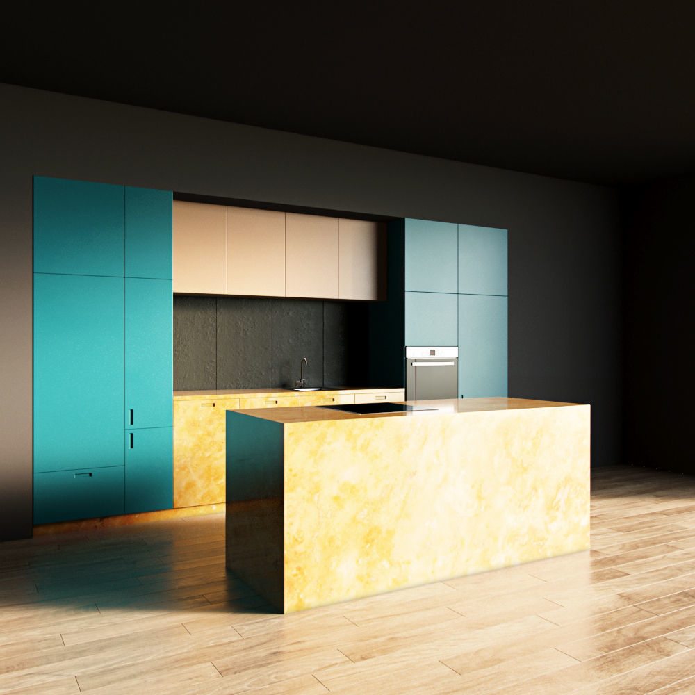 21-Kitchen9 matte 2 3D model_1