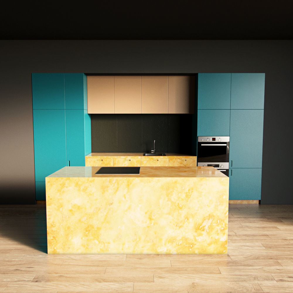 21-Kitchen9 matte 2 3D model_2