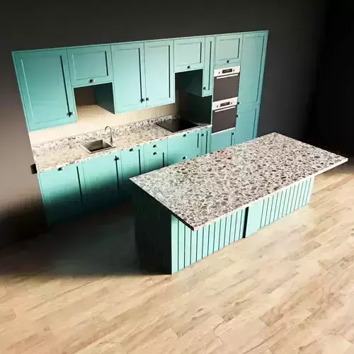28-Kitchen4 matte 3 3D model