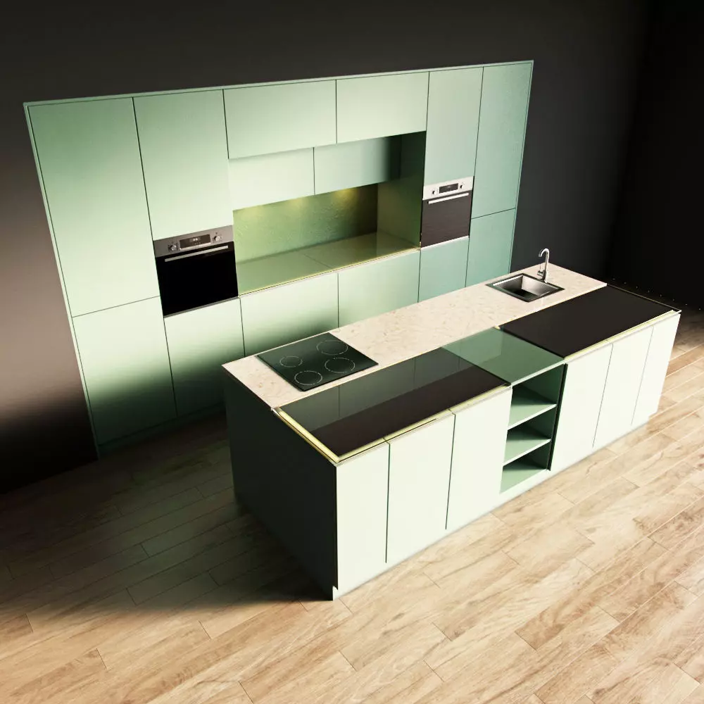39-Kitchen3 matte 4 3D model_0