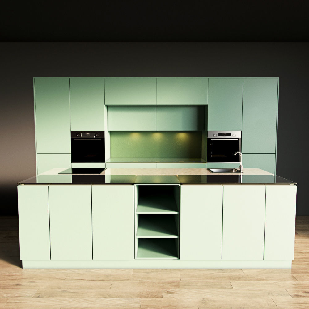 39-Kitchen3 matte 4 3D model_2