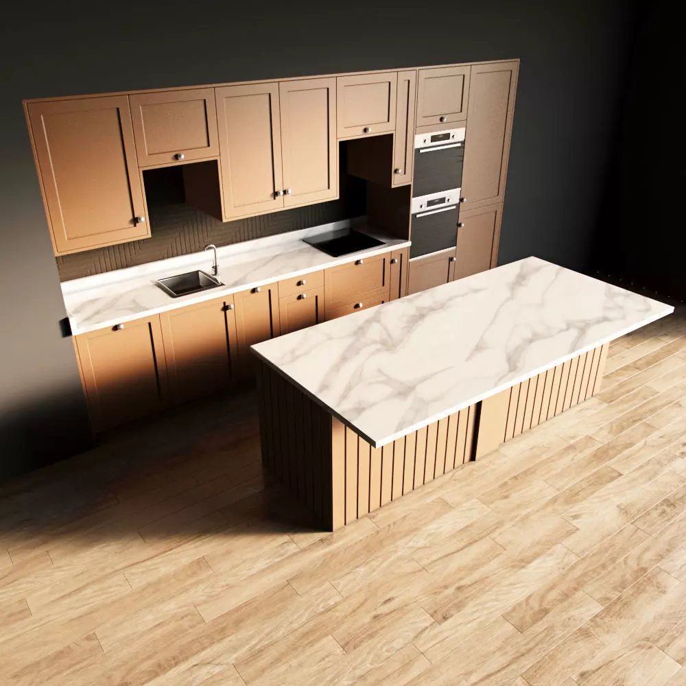 4-Kitchen4 matte 1 3D model_0