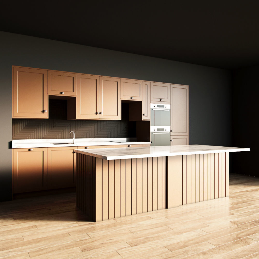 4-Kitchen4 matte 1 3D model_1