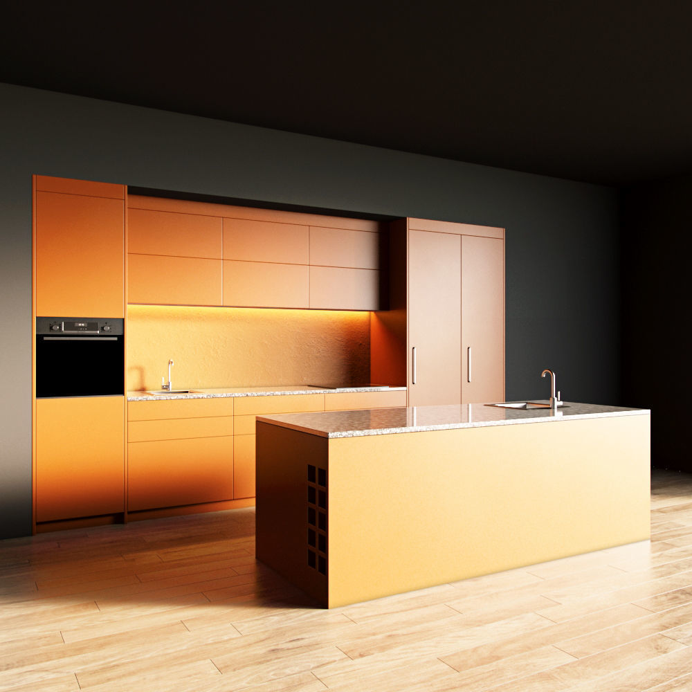 5-Kitchen5 matte 1 3D model_1