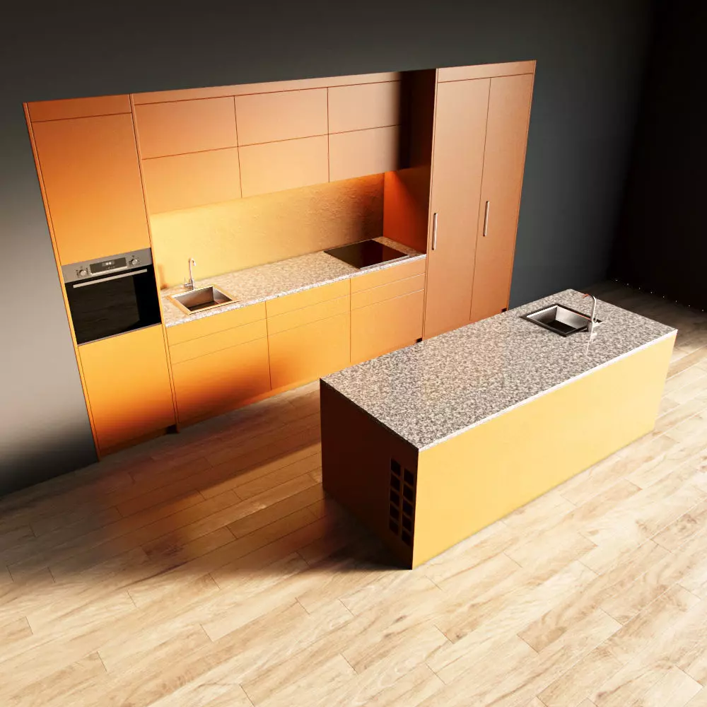 5-Kitchen5 matte 1 3D model_0