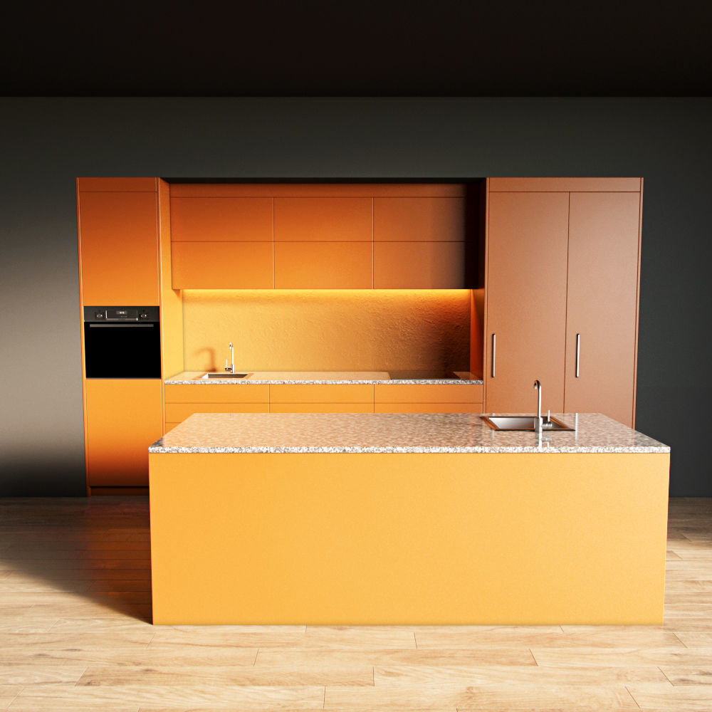5-Kitchen5 matte 1 3D model_2