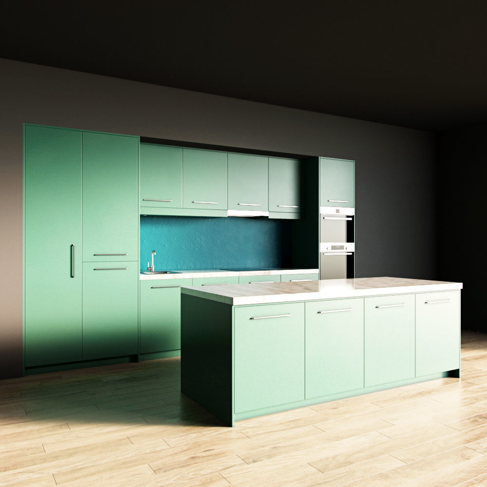 55-Kitchen7 matte 5 3D model_1