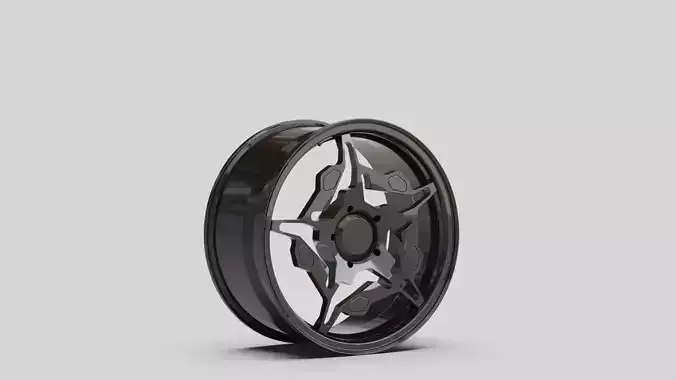 Rims wheel tuning auto garage  3D model
