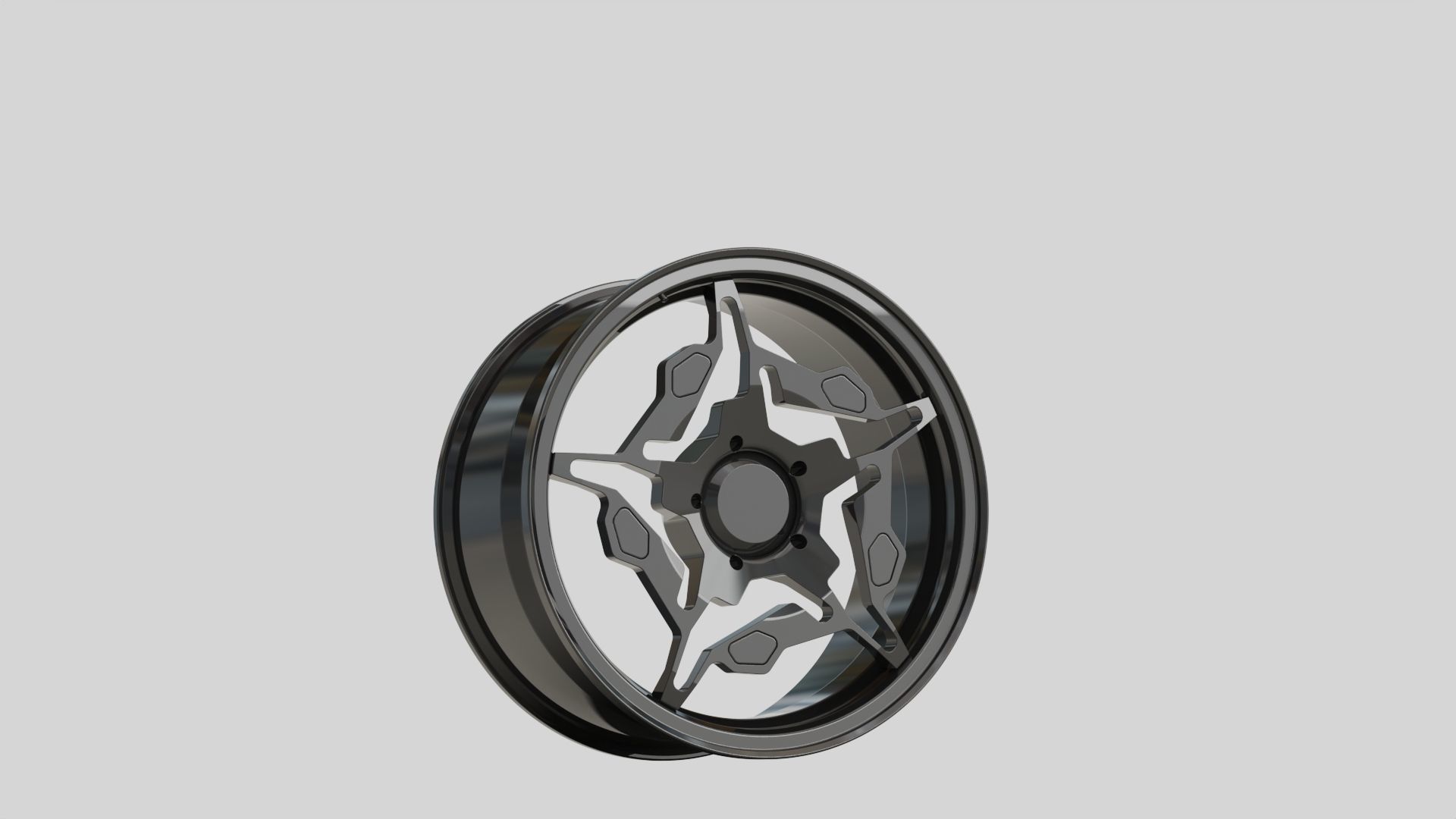 Rims wheel tuning auto garage  3D model_1