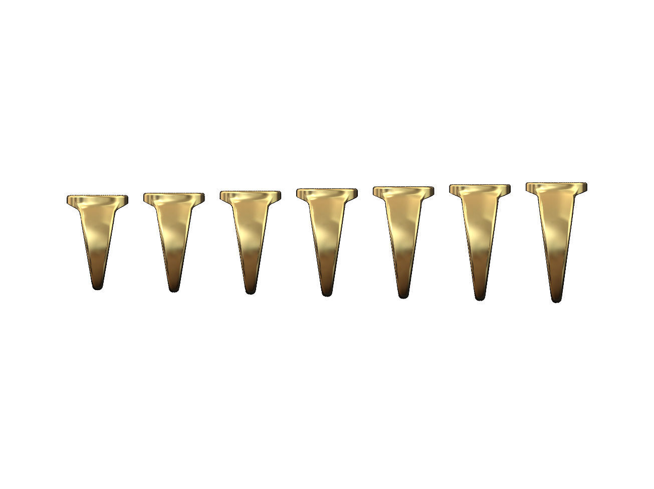 Plain Engravable oval signet ring 3D print model_5