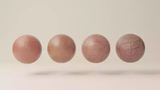 original skin textures for monster creature