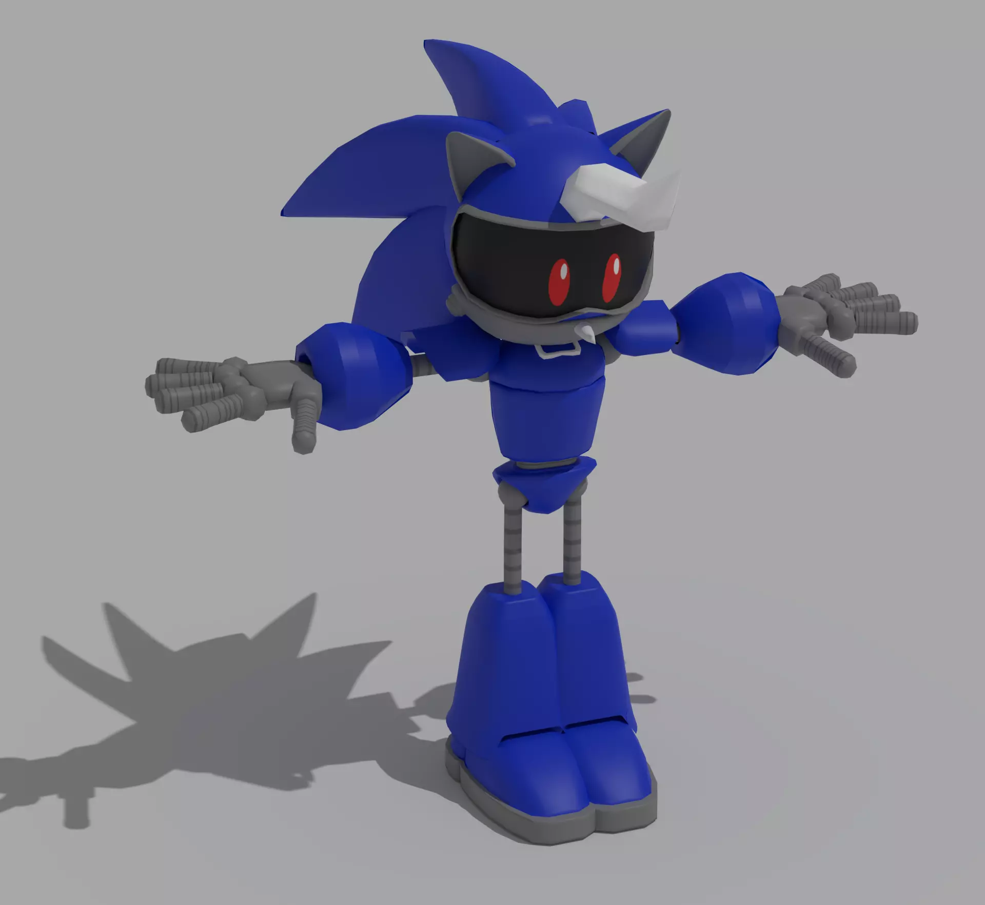 Jules the Hedgehog Model Low-poly 3D model_0