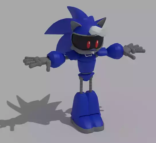 Jules the Hedgehog Model Low-poly 3D model