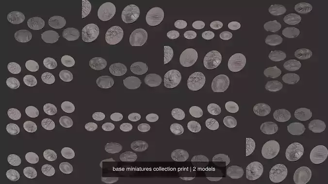 base miniatures collection print