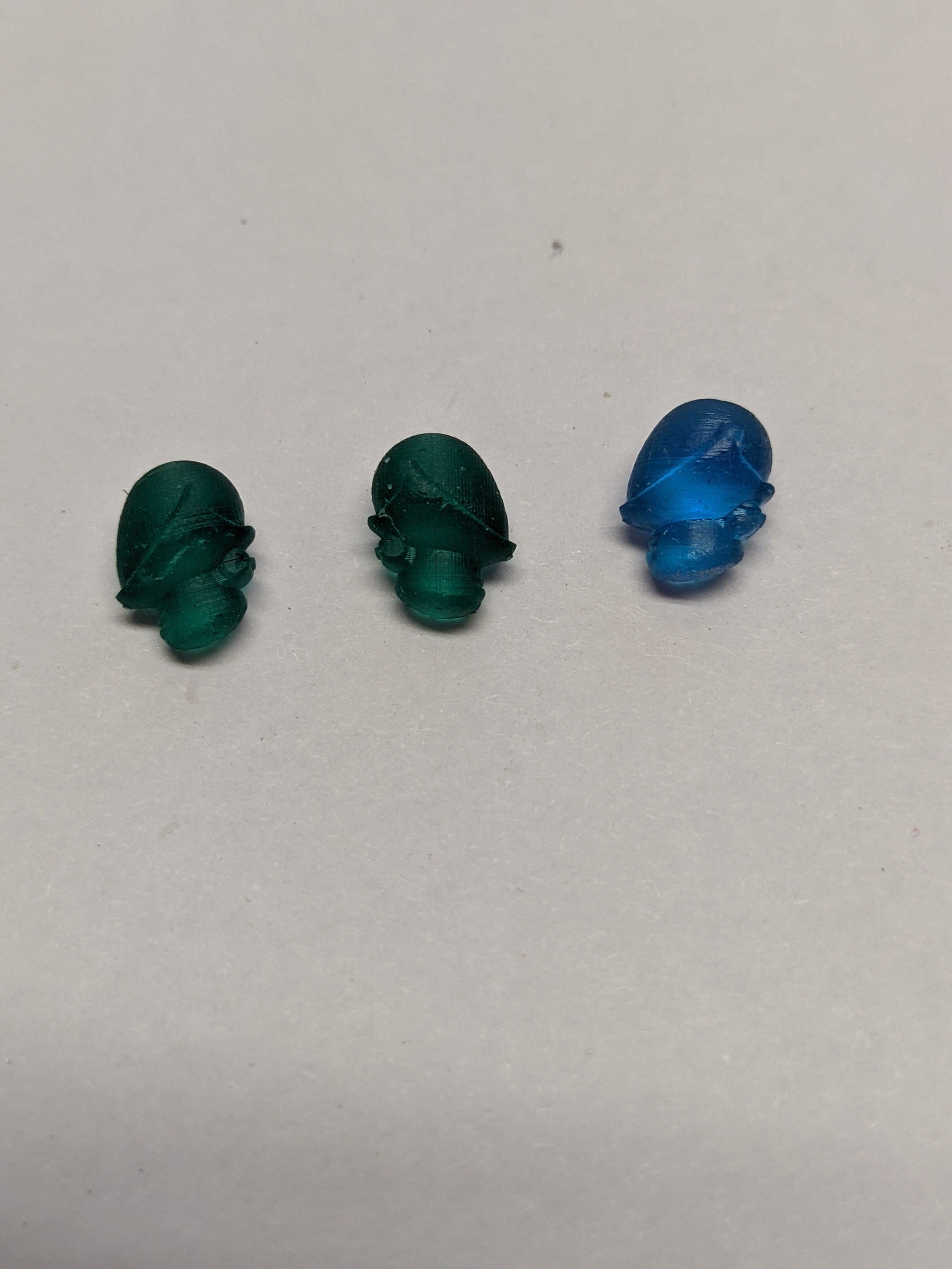 Evil Space Elf - Reaver Helm Set of 3 types 3D print model_5