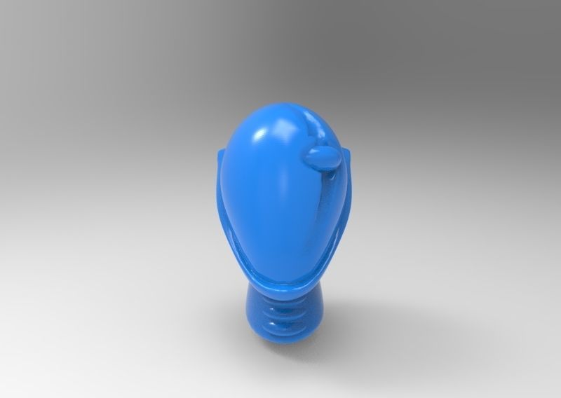 Evil Space Elf - Reaver Helm Set of 3 types 3D print model_13