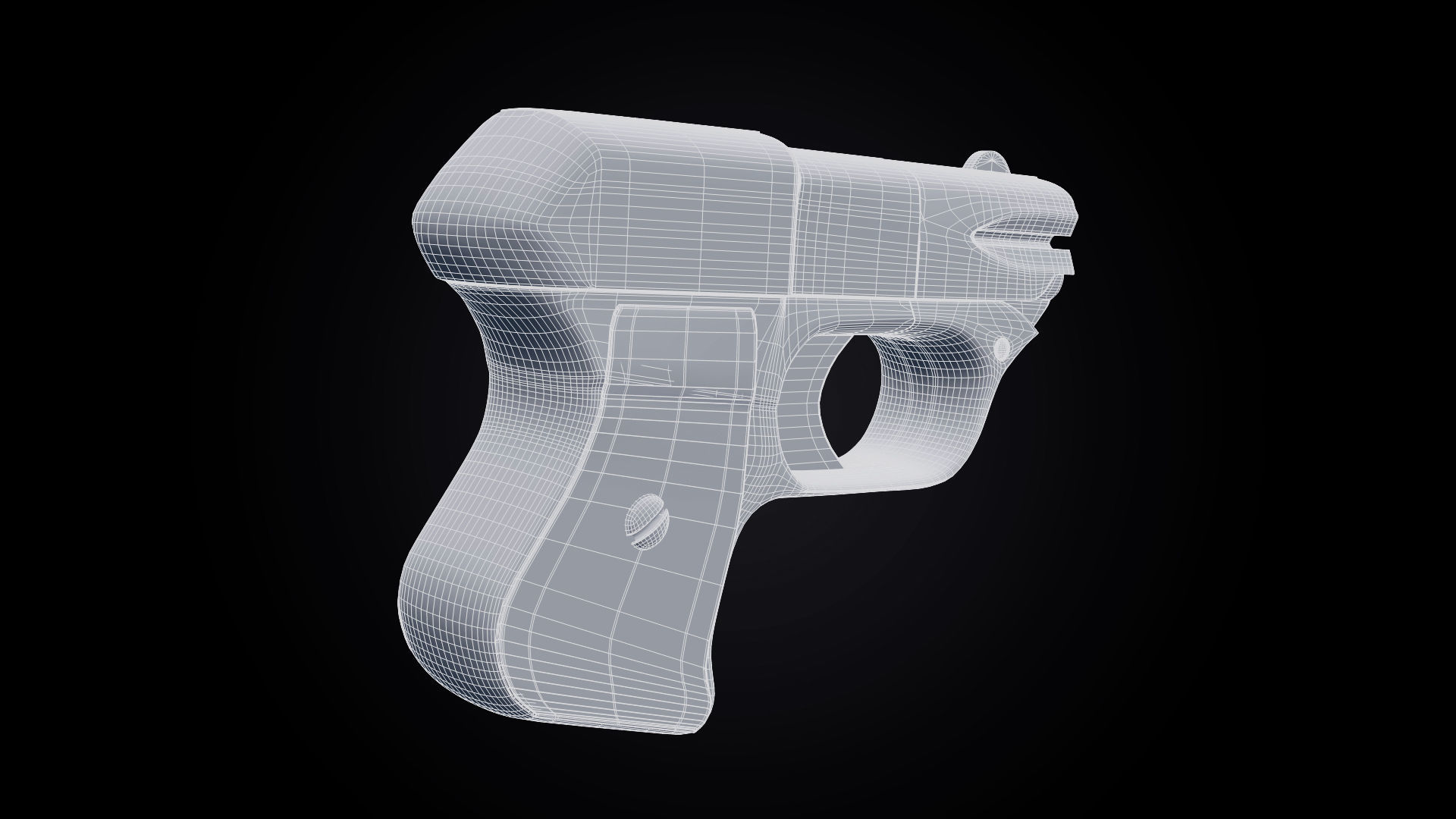 Cop 357 Derringer Low-poly 3D model_12