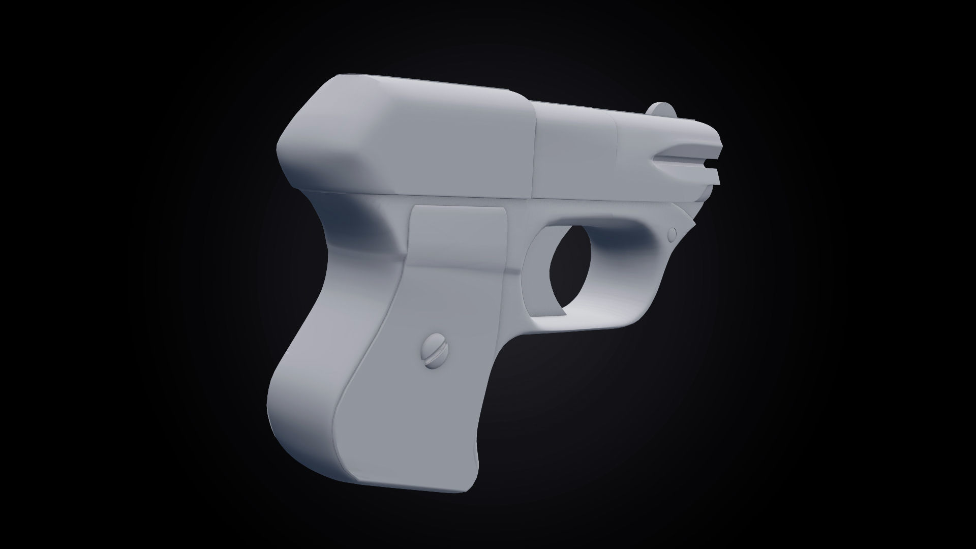 Cop 357 Derringer Low-poly 3D model_8