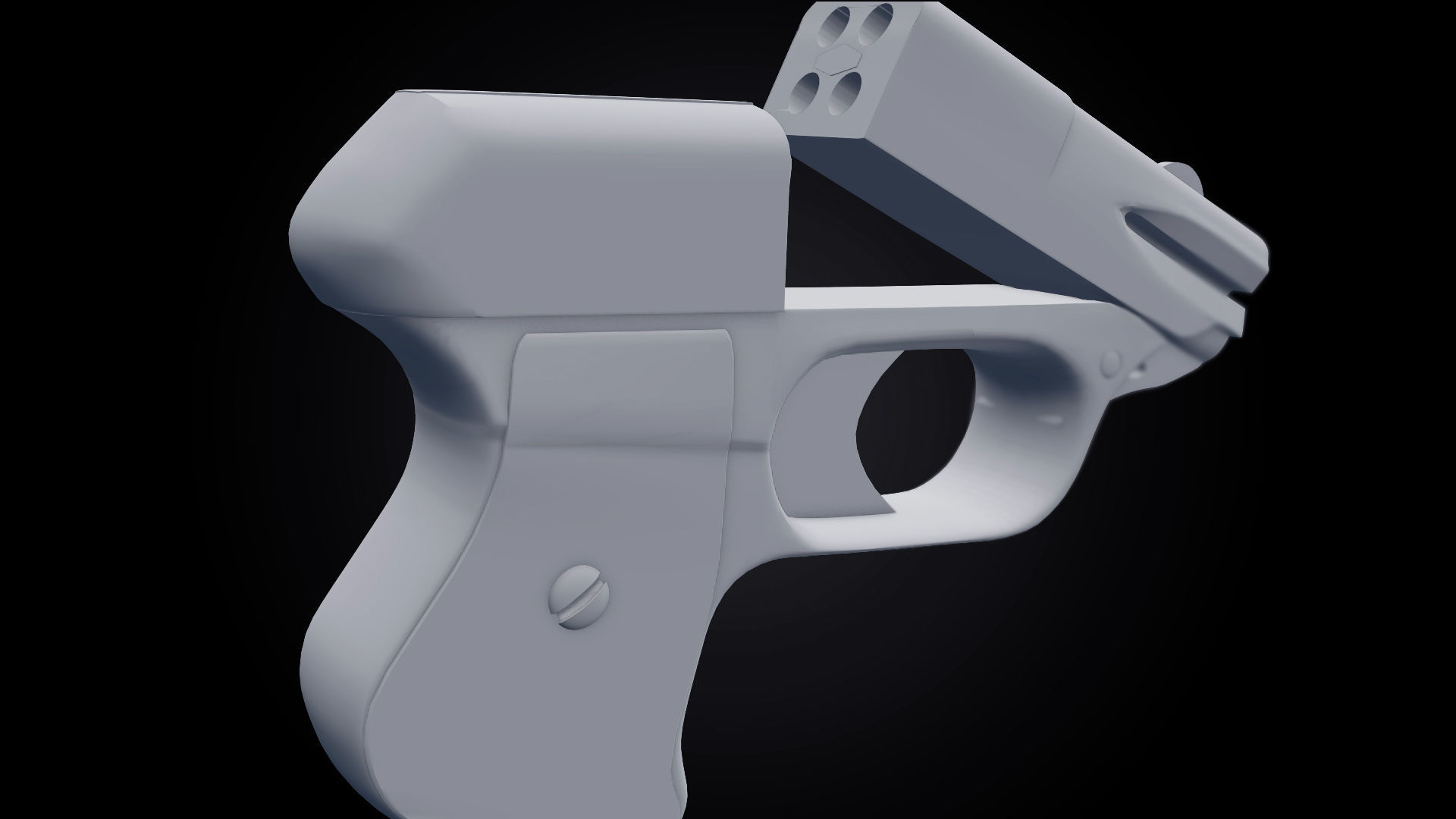 Cop 357 Derringer Low-poly 3D model_10