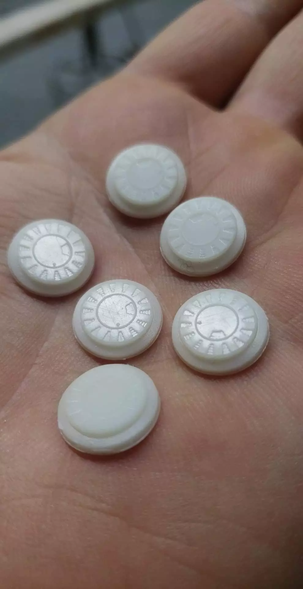 Miniature dollhouse retro smoke detector 3D print model