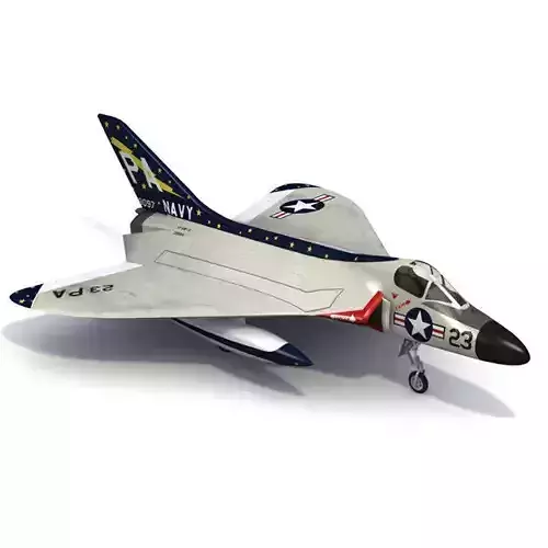 Douglas F4D F-6 Skyray 3D model