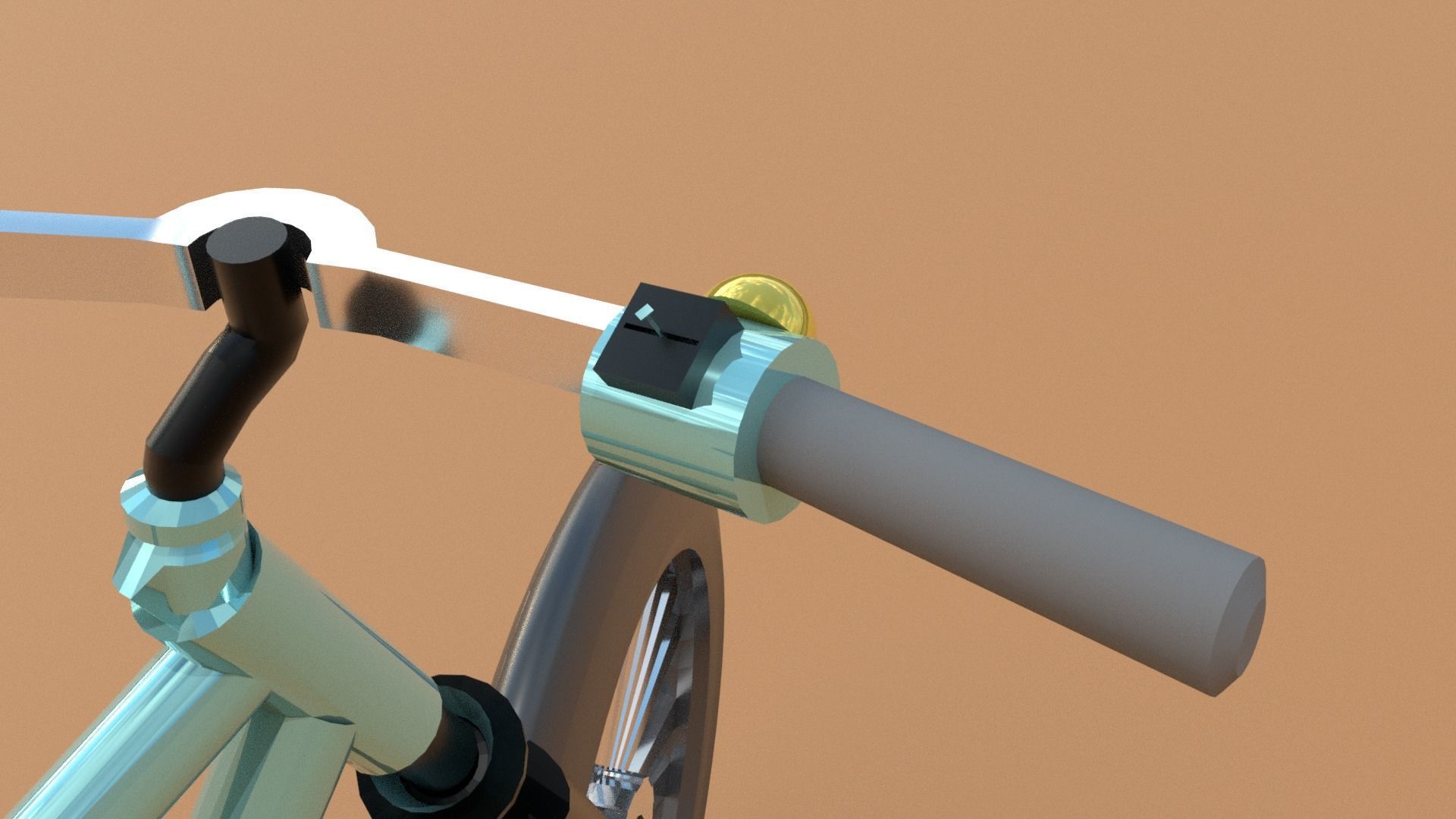 Bicycle  bike  bicicleta Low-poly 3D model_6