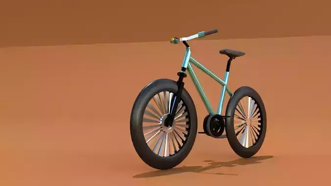 Bicycle  bike  bicicleta Low-poly 3D model