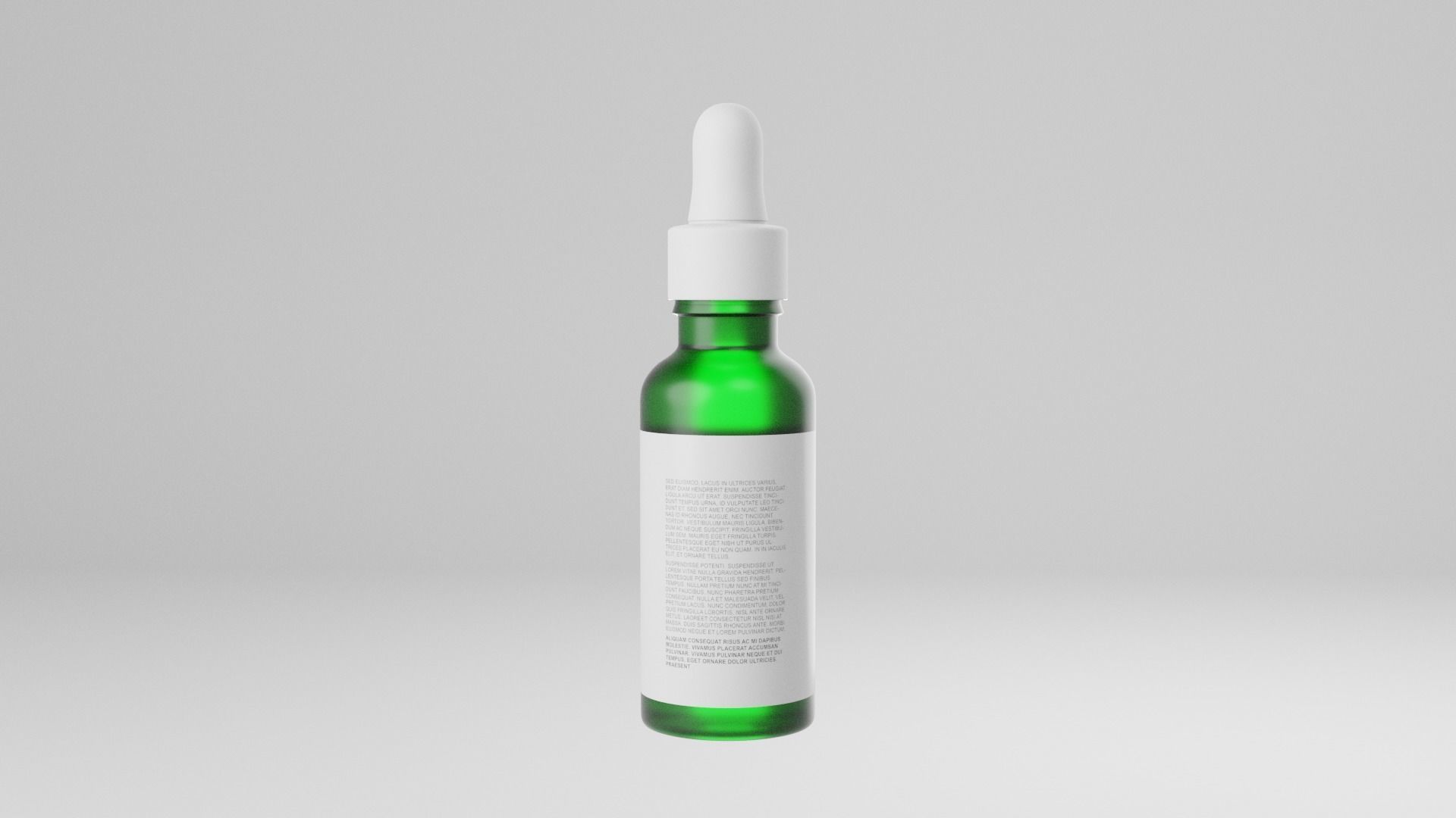 Cosmetic Bottle and Tube Set Low-poly 3D model_25