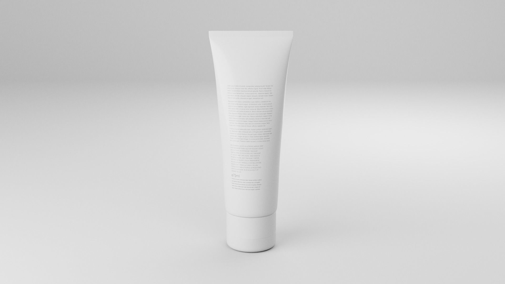 Cosmetic Bottle and Tube Set Low-poly 3D model_19