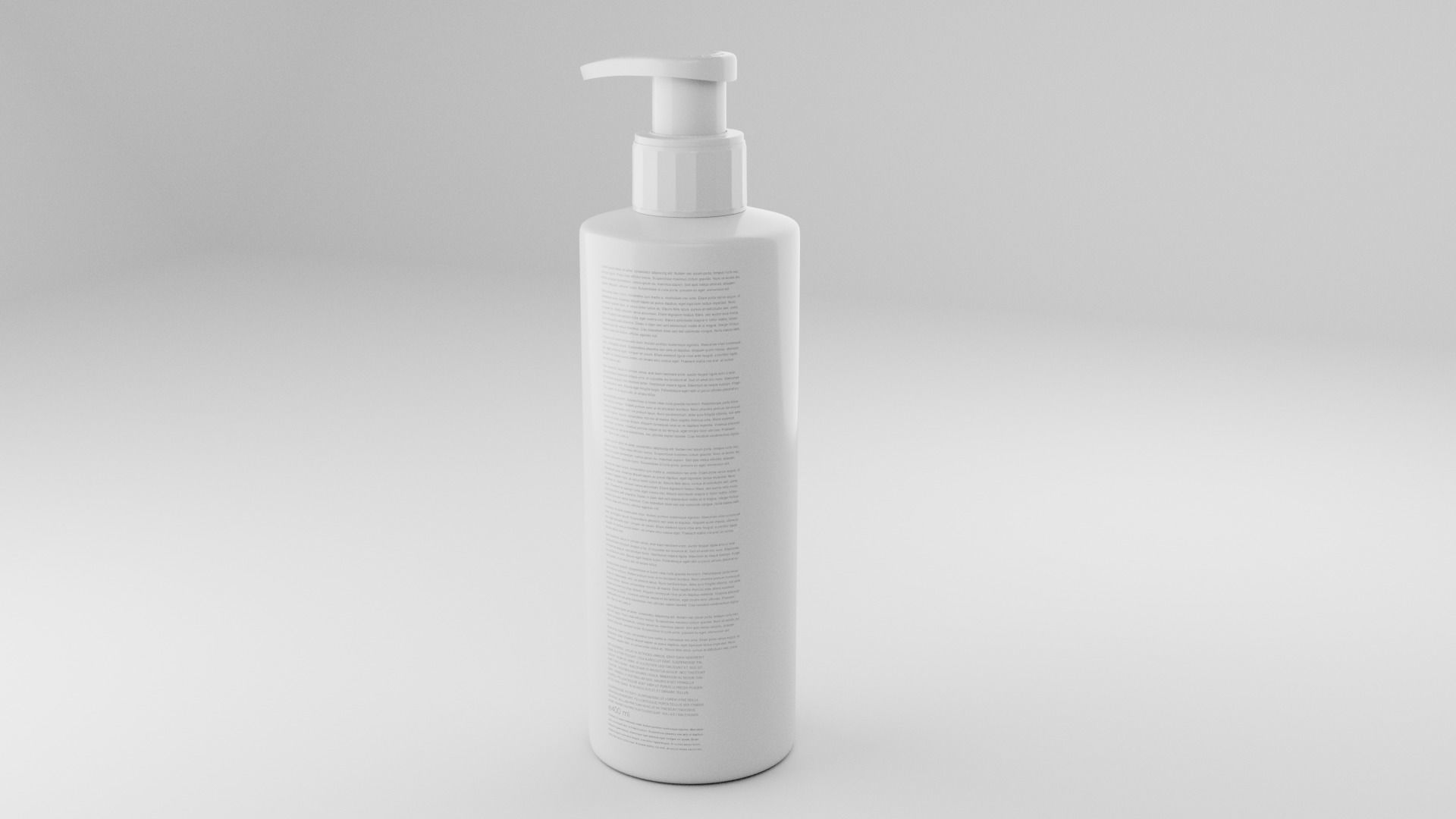Cosmetic Bottle and Tube Set Low-poly 3D model_18