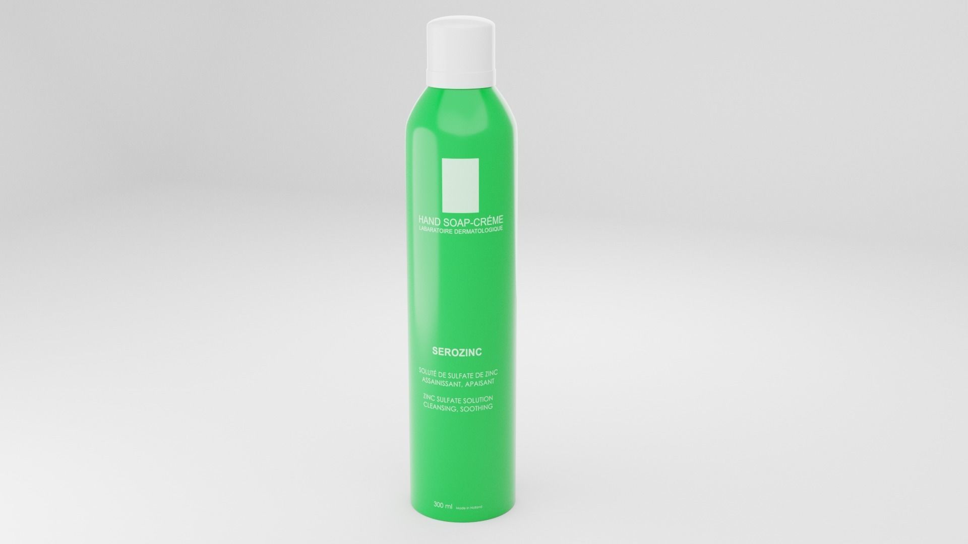 Cosmetic Bottle and Tube Set Low-poly 3D model_10