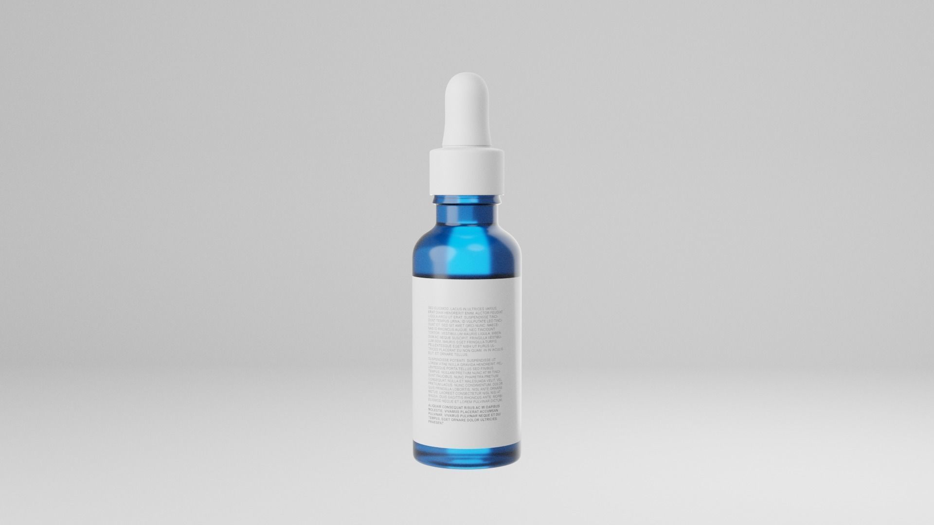 Cosmetic Bottle and Tube Set Low-poly 3D model_22