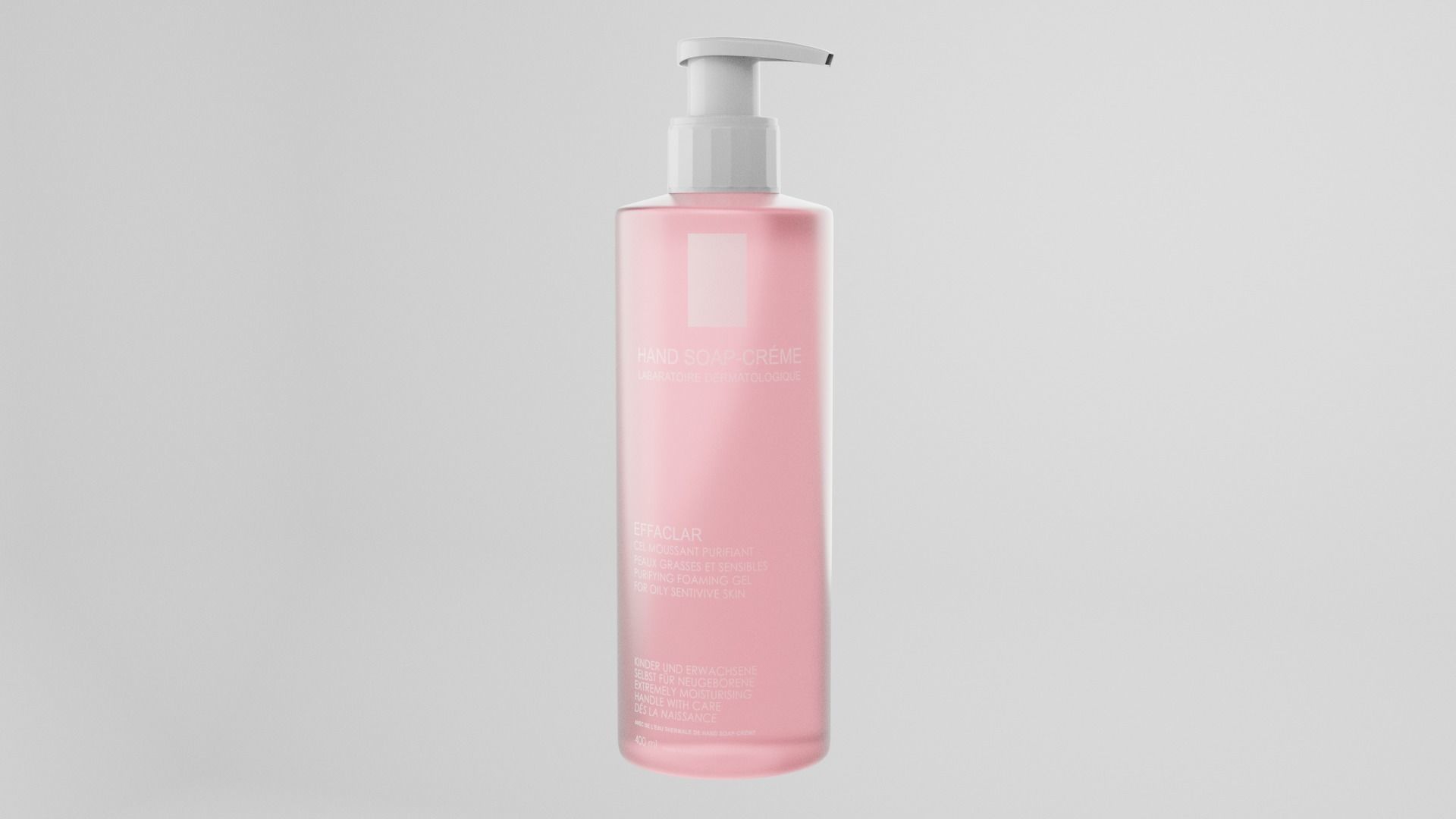 Cosmetic Bottle and Tube Set Low-poly 3D model_15