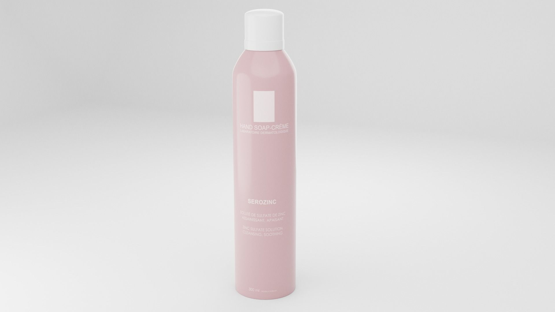 Cosmetic Bottle and Tube Set Low-poly 3D model_14