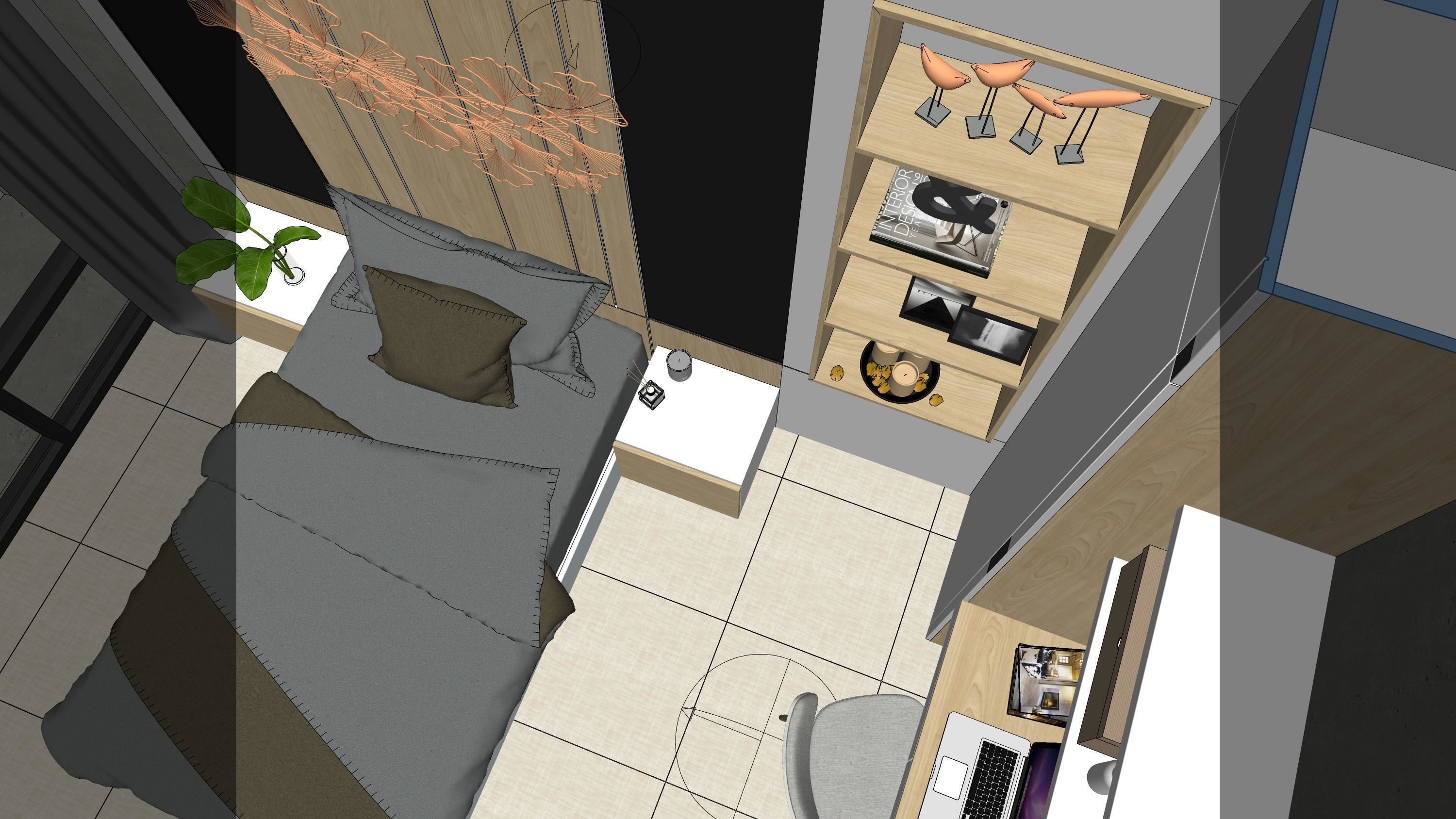 VISUALWORKS - BEDROOM SCENE - VRAY 5 FOR SKETCHUP 3D model_8