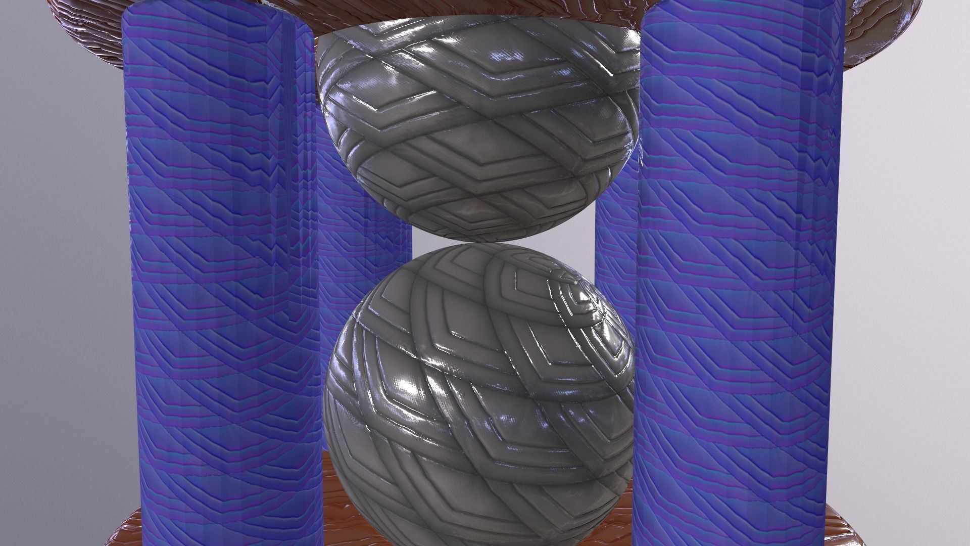 balltime hourglass with ball inside Free low-poly 3D model_5