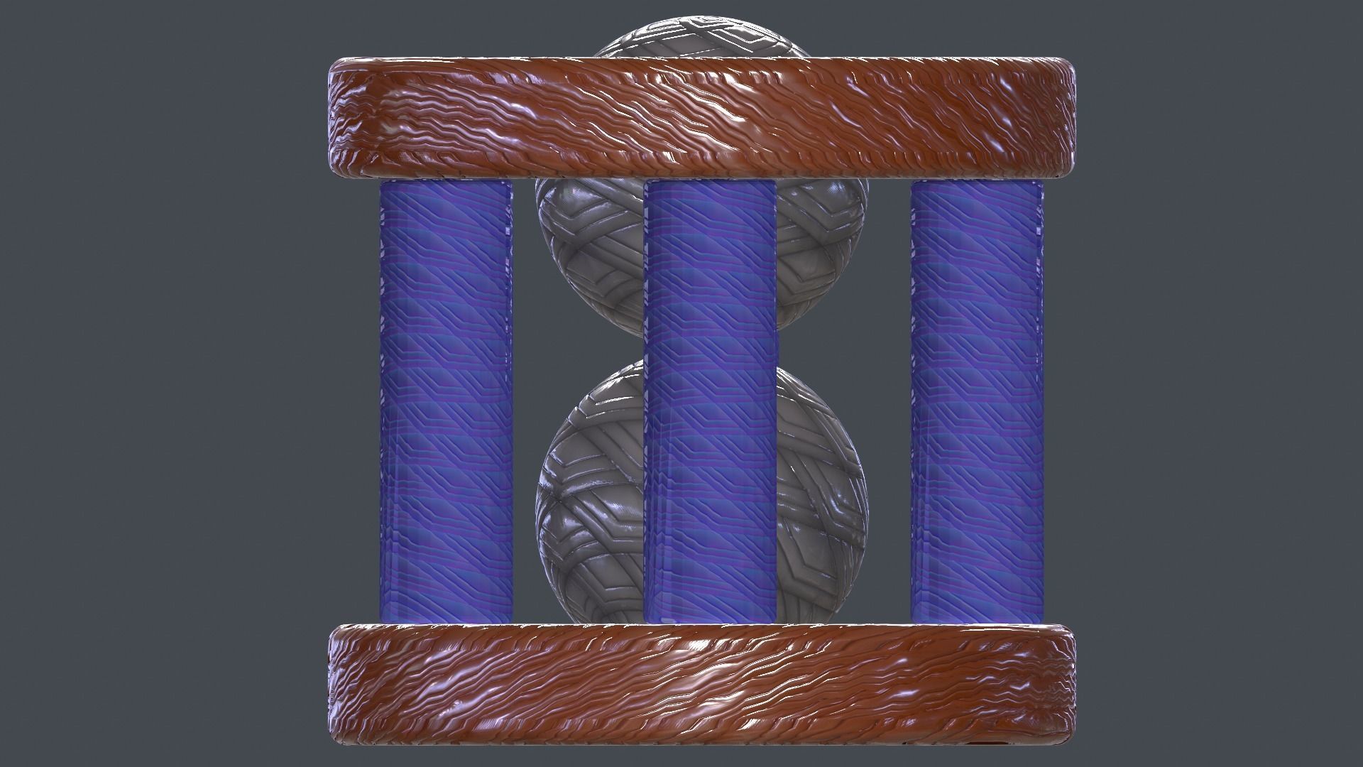 balltime hourglass with ball inside Free low-poly 3D model_11