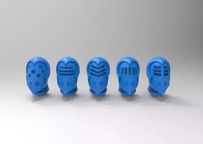 Evil Space Elf - Wrack Helm 5 styles