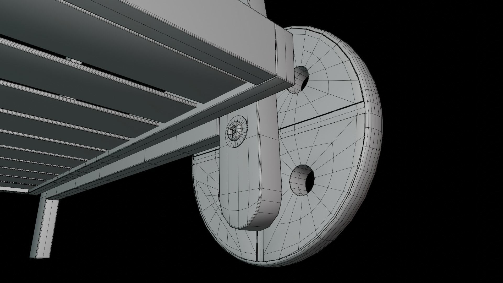Bar Serving Cart 02 PBR 3D MODEL 3D model_16