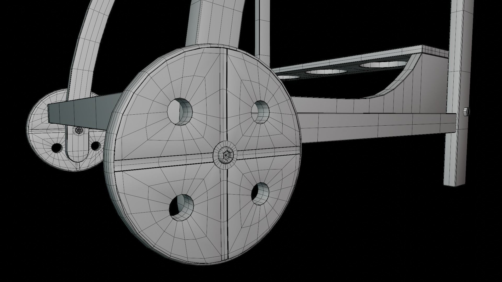 Bar Serving Cart 02 PBR 3D MODEL 3D model_13