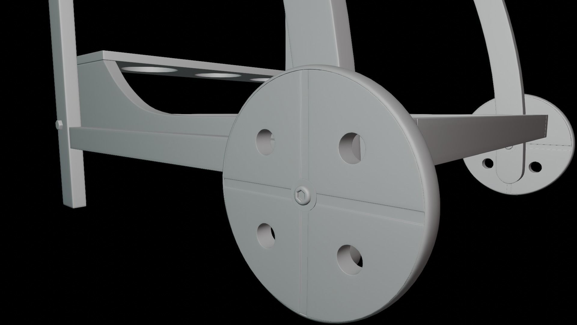 Bar Serving Cart 02 PBR 3D MODEL 3D model_20