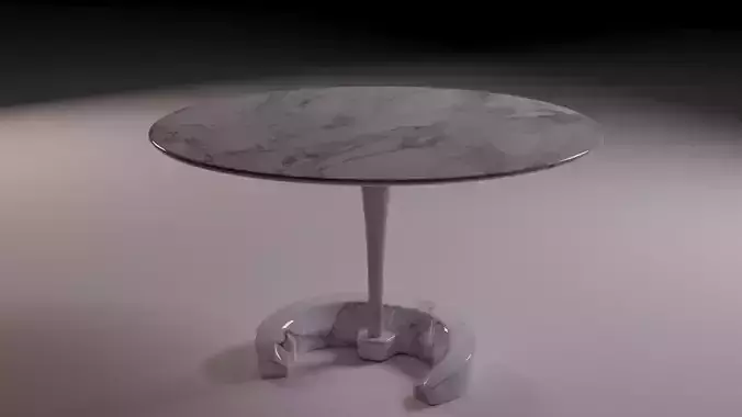 Table with marble top