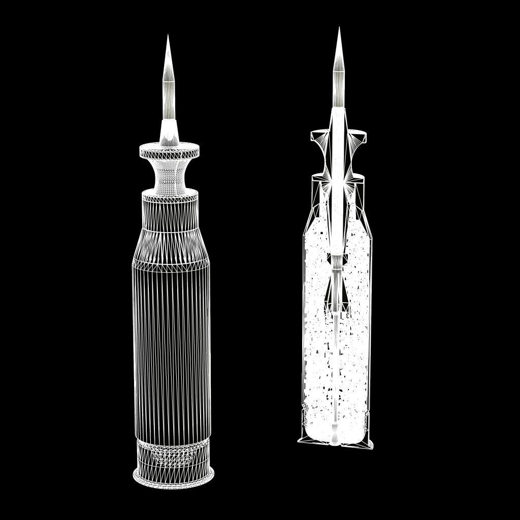 Depleted Uranium Munition 3D model_1